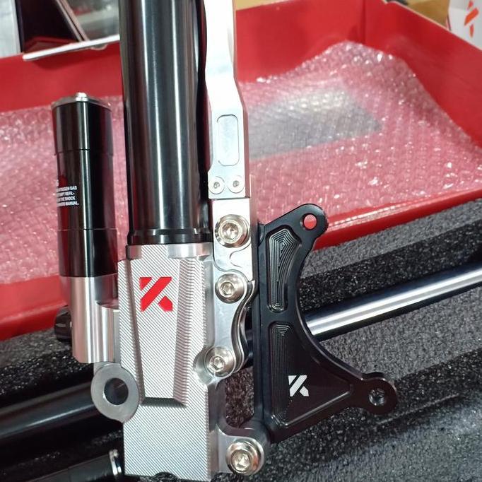 relways - bracket kaliper 2p ktc kytaco disc 260mm vario beat scoopy genio shock suspension sff-05/ 