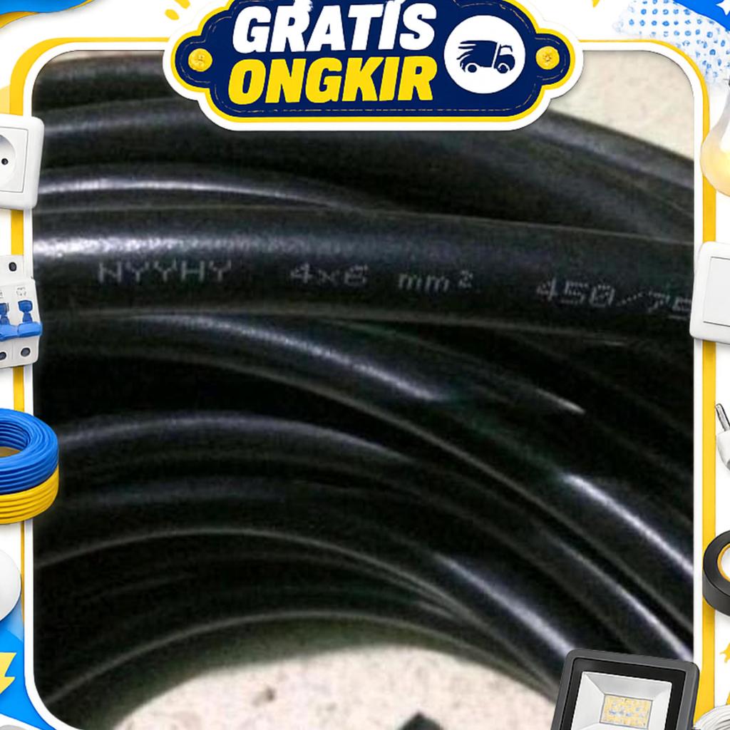 Kabel Supreme Nyyhy 4X6Mm Supreme Nyyhy 4 X 6 Mm Kabel Supreme Serabut 4X6Mm Harga 1 Meter