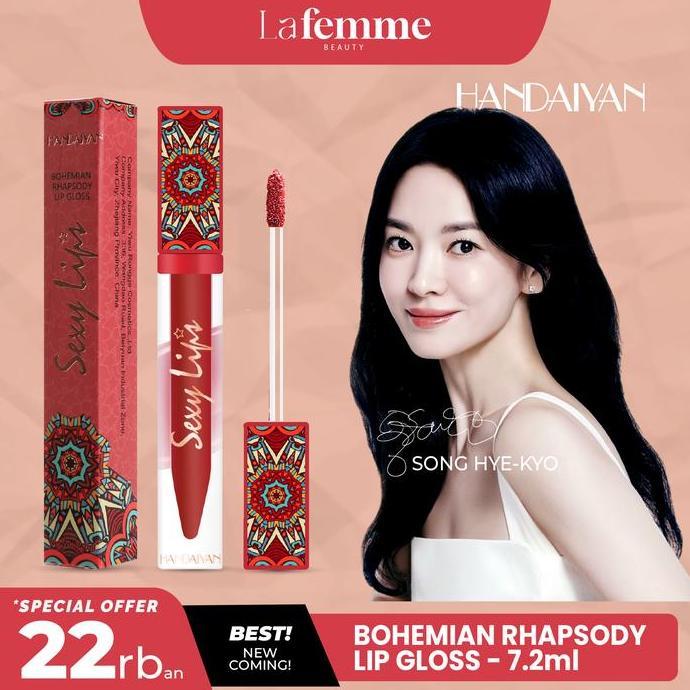 Nextz- Handaiyan Bohemian Rhapsody Lip Gloss Tingkatkan Penampilan Bibir Anda Dengan Lip Gloss Handa