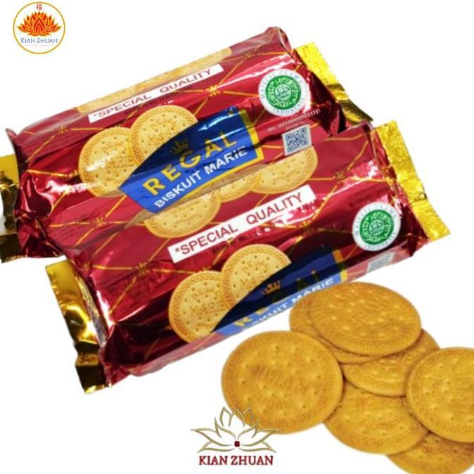 REGAL Biskuit Marie Biasa/Spesial 125gr, 250gr