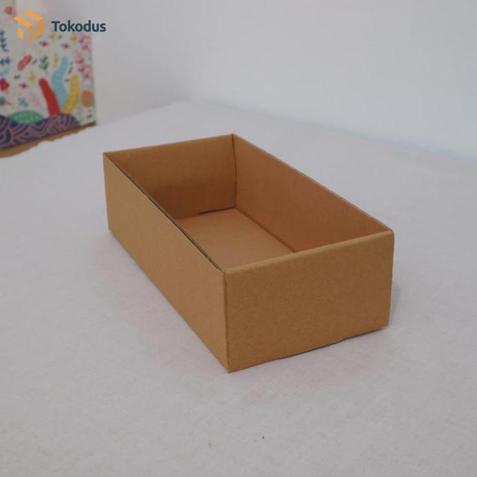 [HARGA 100 PCS] Dus Kue Brownies Tutup Mika 24.5 x 12 x 7 cm Kitchenware Simple