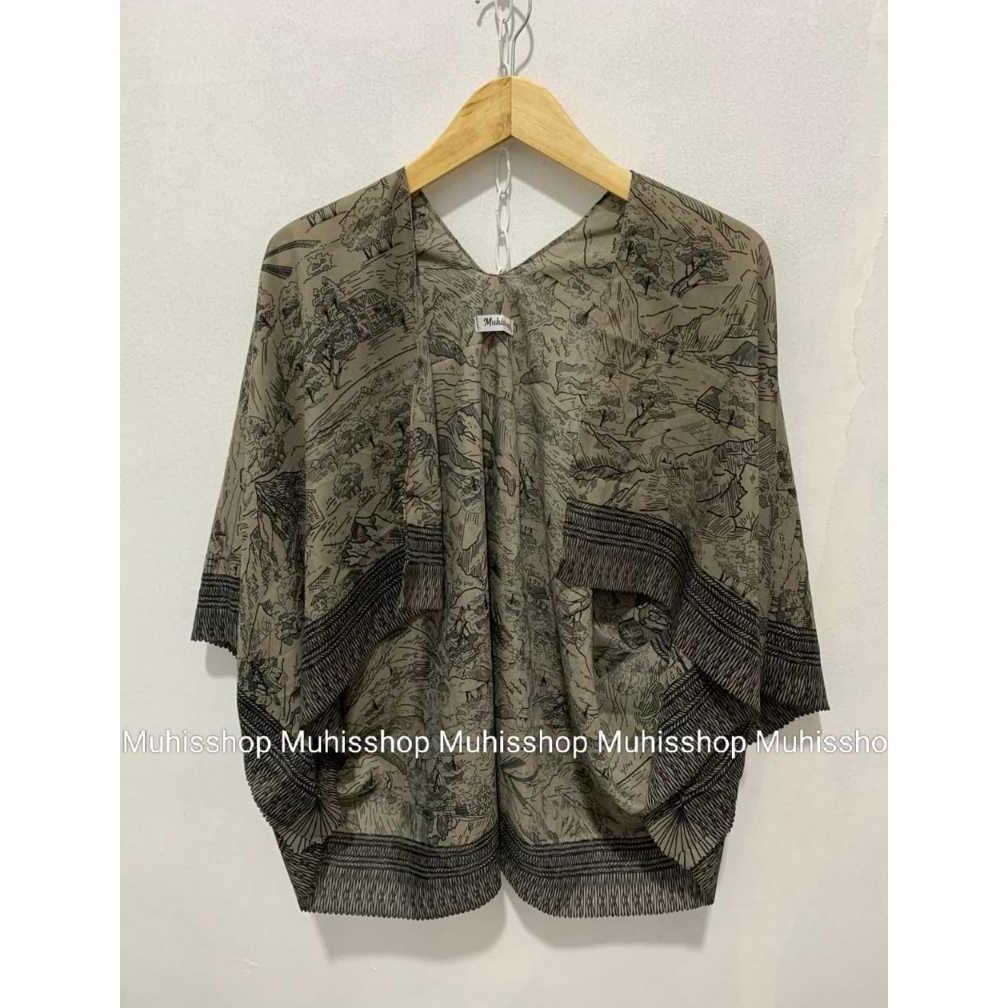 Awet Outer Wanita Kekinian Cardigan Panjang | Long Outer Wanita Polos Putih Navy Casual Murah