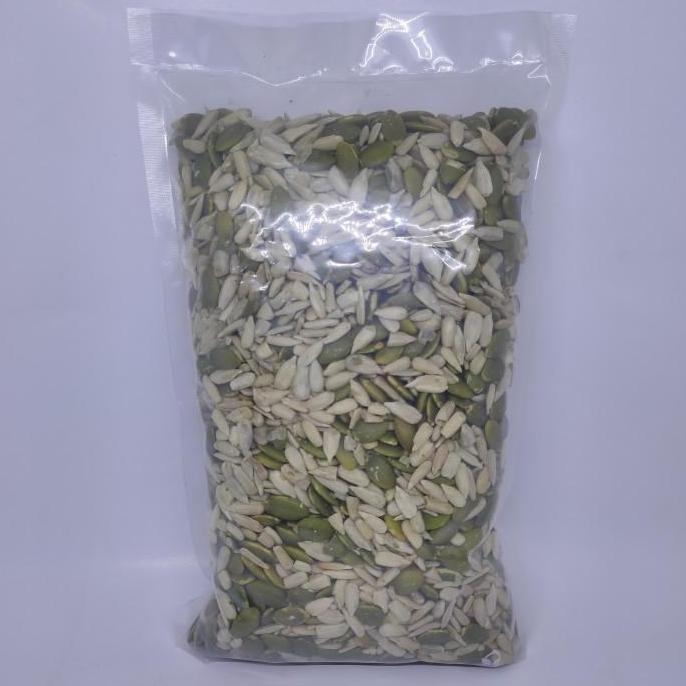 1000gr Mix Biji Labu & Biji Bunga Matahari Mentah