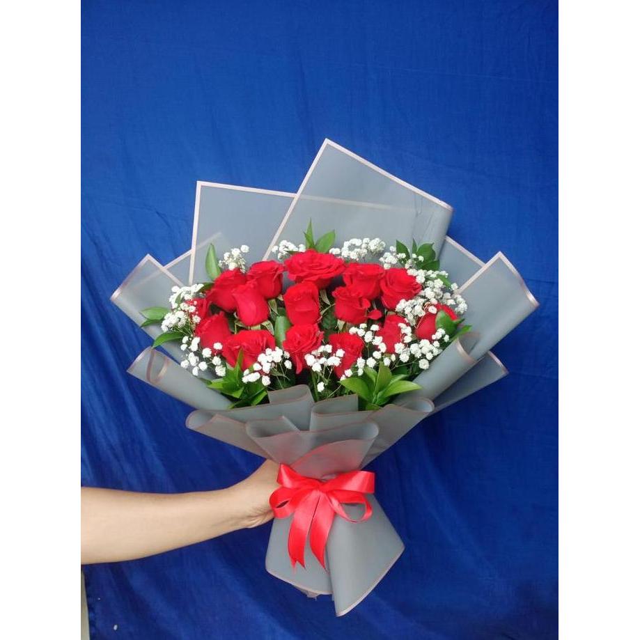 BUKET MAWAR MERAH - BUKET MAWAR - BUKET ANNIVERSARY