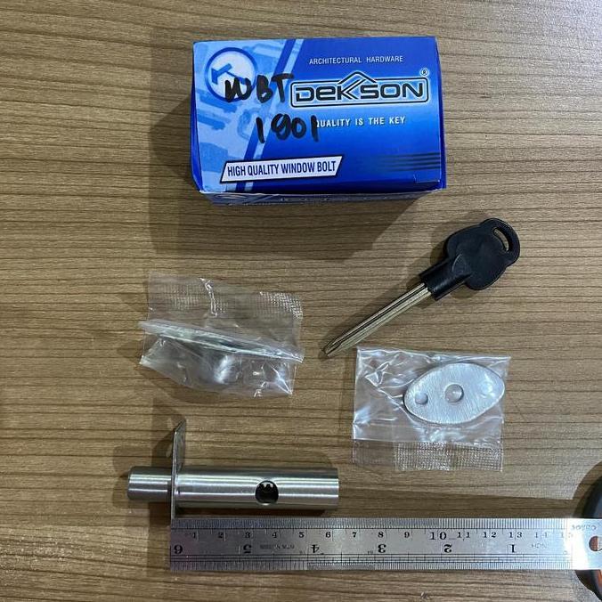 Kunci Shaft WINDOW BOLT DEKKSON WB WITH KEY SSS