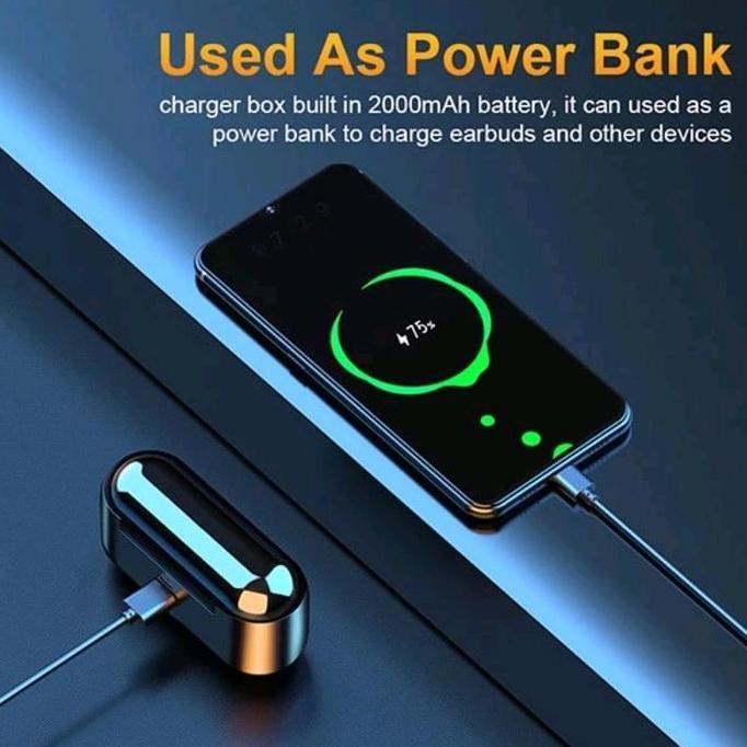 Headset Earphone Bluetooth Tws F9 Headset B35 Earphone Bluetooth Tws Wireless Tws F9-5