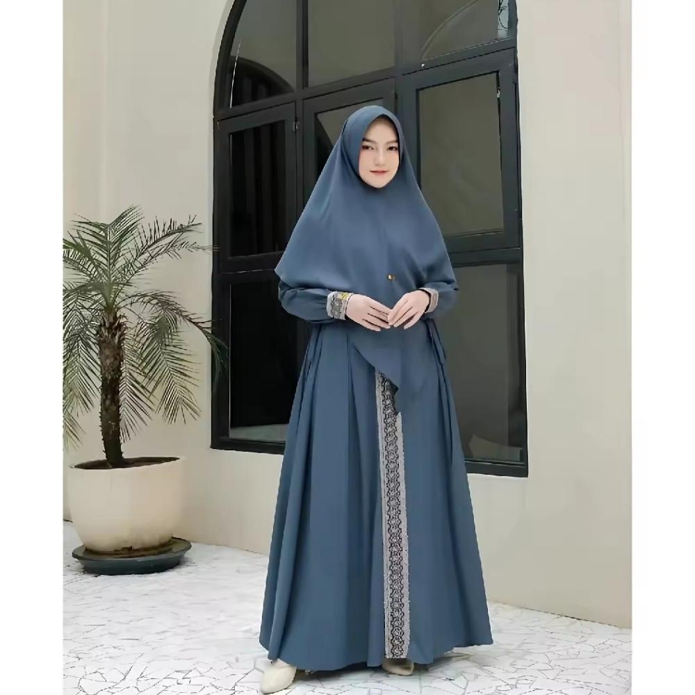 ORIGINAL Gamis Syar'i KANAYA WEAR ONESEET Matt CRINKLE AIR FLOW UKURAN M L XL XXL XXXL KEKINIAN