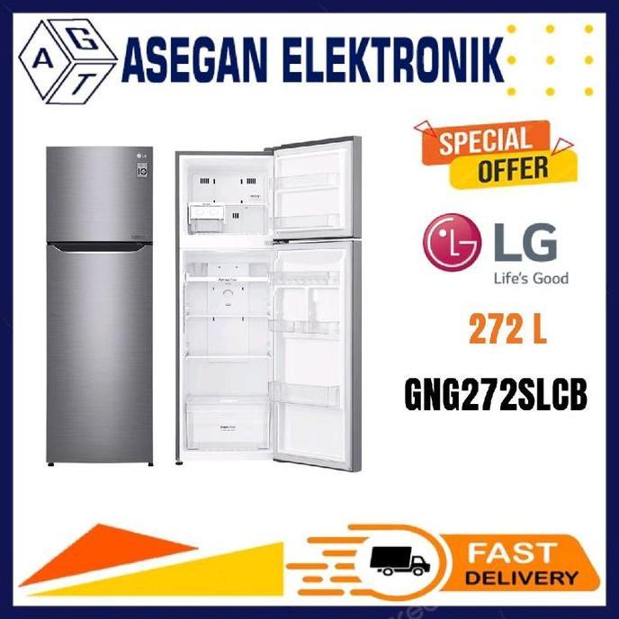 LG GN-G272SLCB KULKAS 2 PINTU GNG272SLCB GNG272 GN-G272 272SLCB