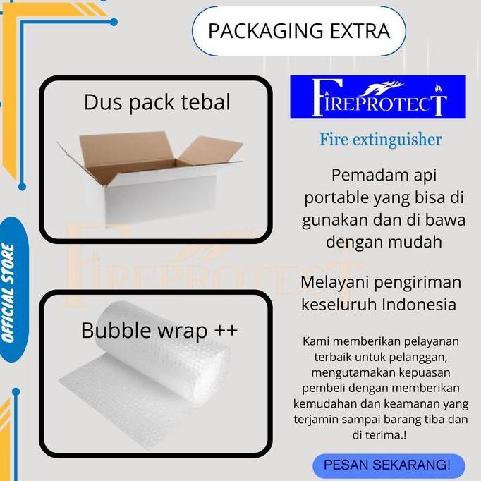 Promo Fire Protect Apar Pemadam Api Af11 Clean Agent 6Kg Non-Halon Ramah Lingkungan Cocok Untuk Ruma