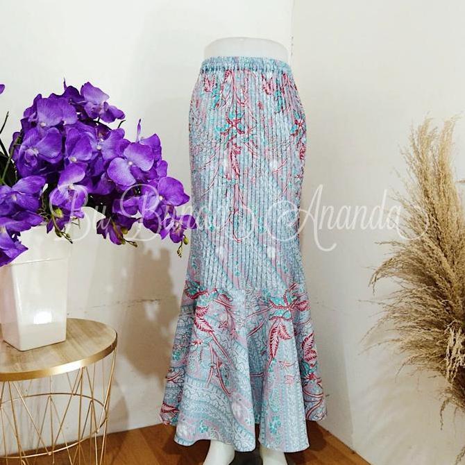DB59 - ROK DUYUNG BATIK / ROK DUYUNG PLISKET / ROK DUYUNG KONDANGAN BAWAHAN KEBAYA WANITA Panjang Mo