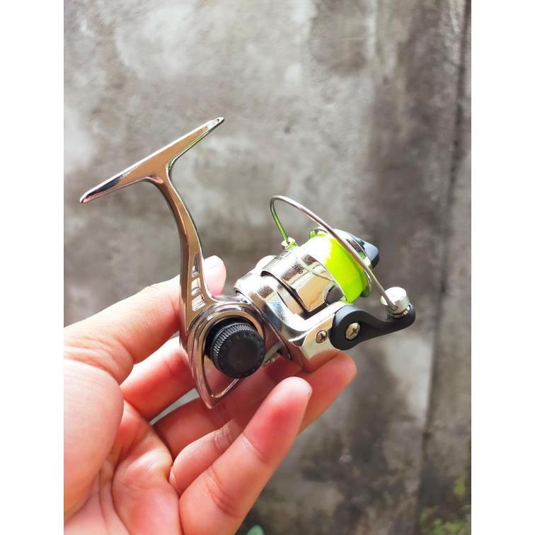 big promo reel pancing ogawa liliput 100 mini reel metal body include senar reel kuat ultra light