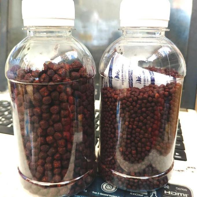 Fisch- Pelet Jahat Black Level 2 Ikan Louhan Lohan Ukuran 100Gr Merah Kontes