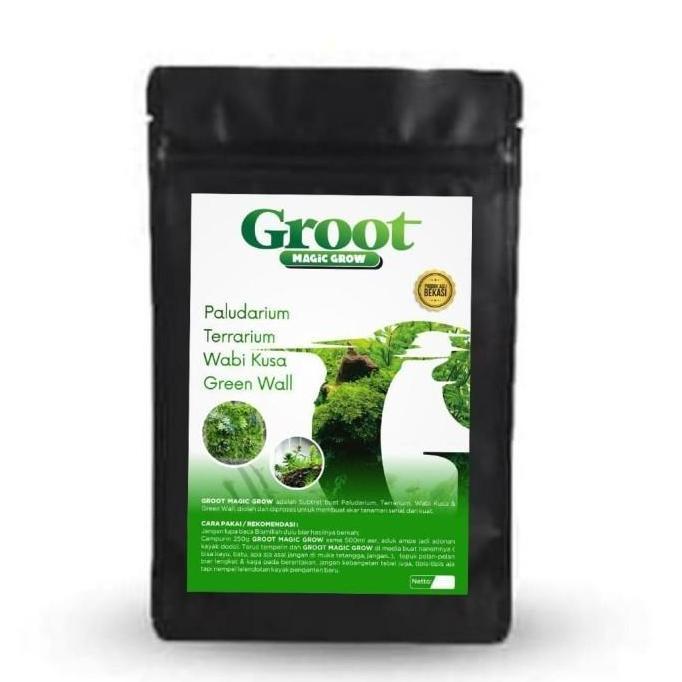 Fisch- Groot Magic Grow Media Tanam Pupuk Paludarium Terrarium Bikusa Aquascape