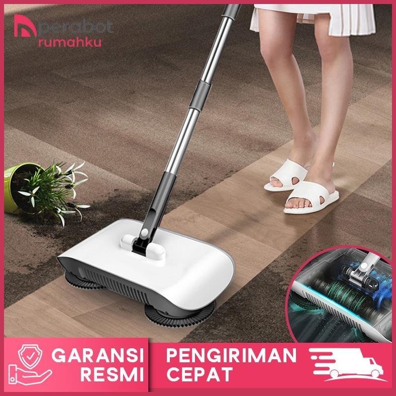 BESTPROMO PERABOT RUMAHKU SAPU LANTAI OTOMATIS 1085 - ULTRA BROOM SAPU DORONG ALAT PEMBERSIH LANTAI 