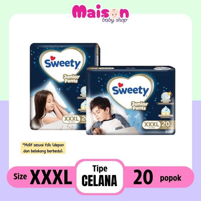 XXXL20 - Sweety Junior Night XXXL 20 Diapers Popok Bayi