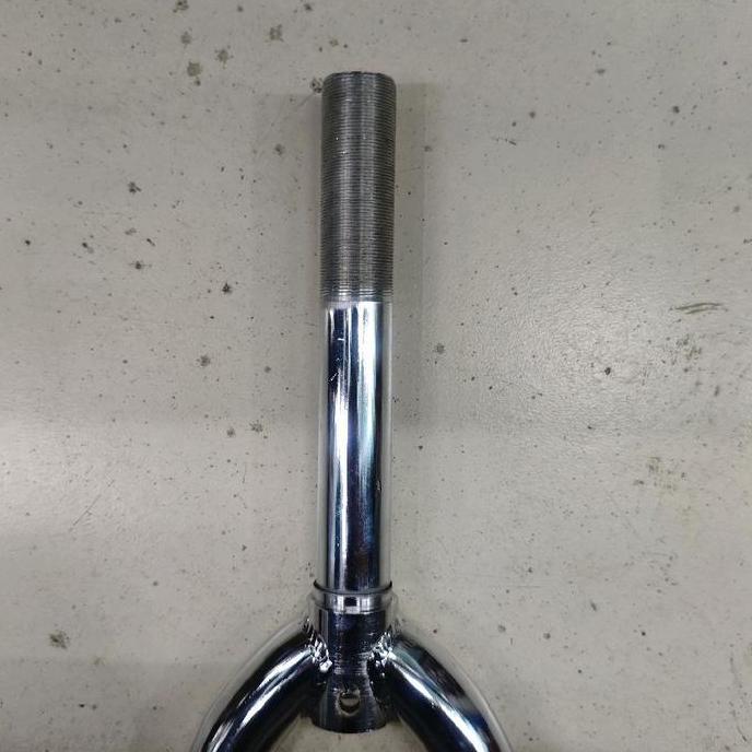 Fork 26 MTB Fedeal PLATINUM GORILA Classic CP Chrome Steel Standar Drat Ulir Head Tube 25.4 Insert 2
