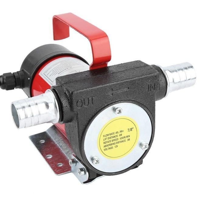 Pompa Minyak Stanlis Dc 12Volt 24Volt 220Volt Solar Elektrik Diesel Transfer Oil Pump 50L/Min