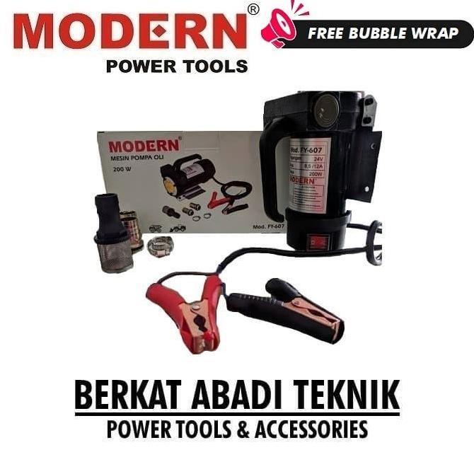 Modern Fy-607 Pompa Minyak Oli Solar Bensin Oil Cairan Dc 12V Fy607