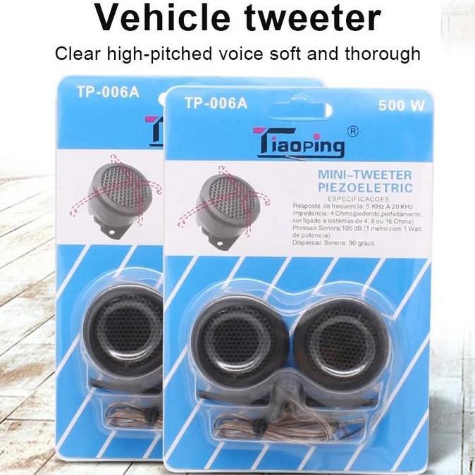 Speaker Tweeter Mobil 3D Stereo Sound 105dB 500W - TP-006A Car Kendaraan