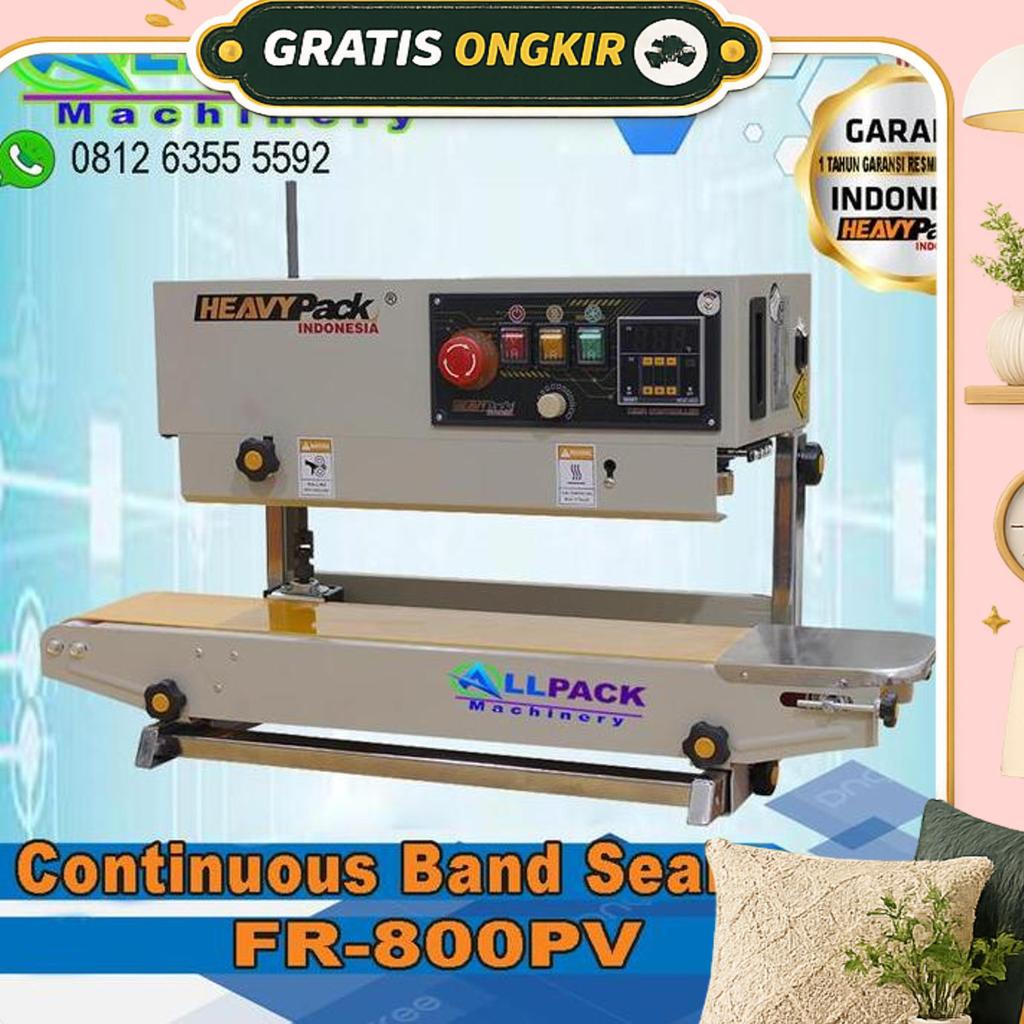 Fr-800Pv Mesin Sealer Kemasan Plastik Continuous Band Sealer Fr-800
