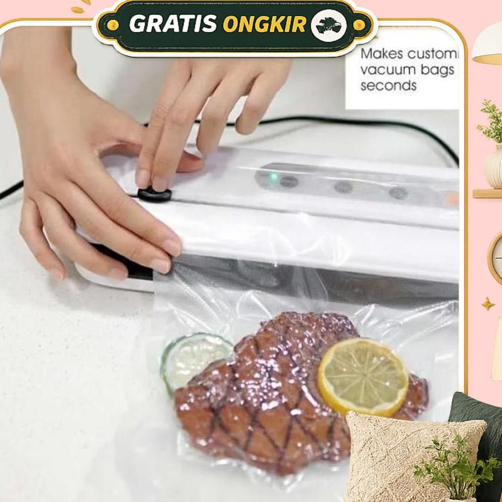 Mesin Vacuum Packing Hot Sealer Makanan Delkochoice Premium