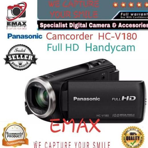 Panasonic HC-V180 Full HD Camcorder Panasonic HC V180 Handycam Panasonic V180