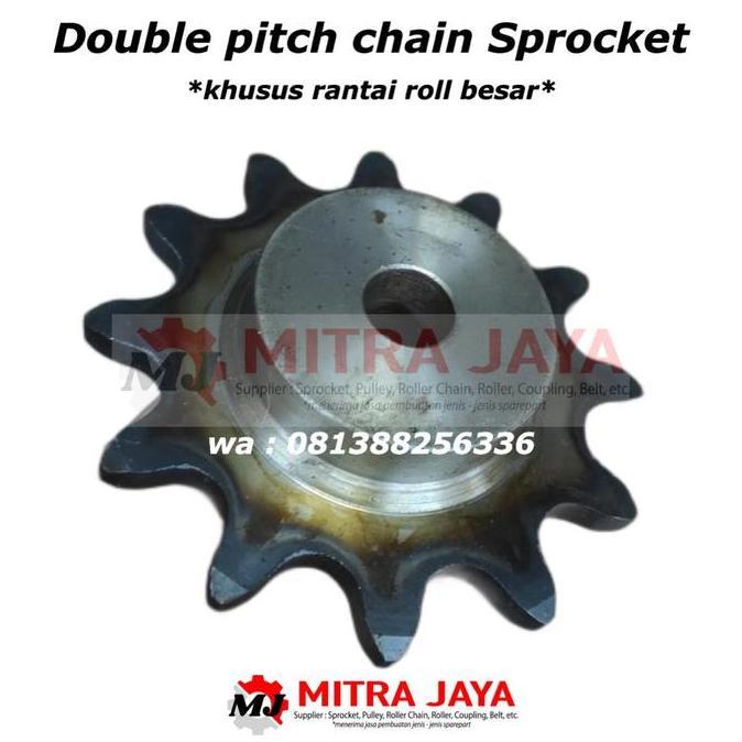 BEBAS ONGKIR - SPROCKET C2062 x 15T GEAR DOUBLE PITCH CHAIN C 2062