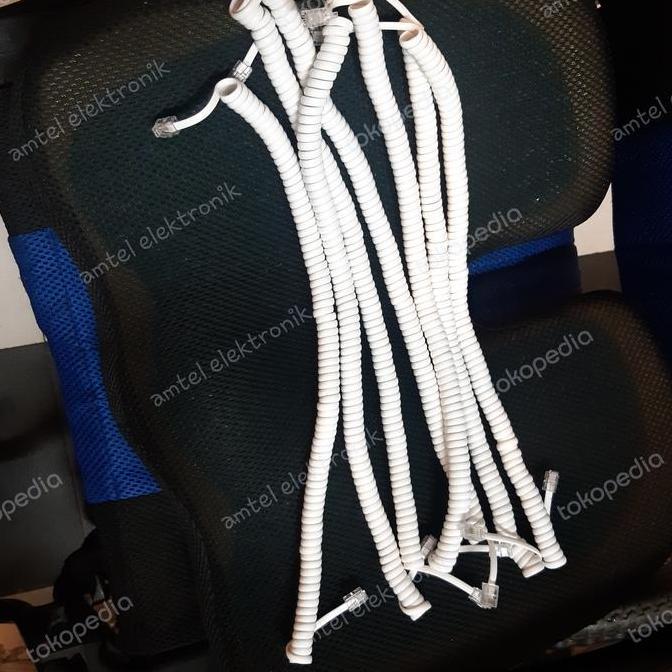 Kabel Telepon Spiral / Kabel Gagang telepon / kabel Heandset telepon