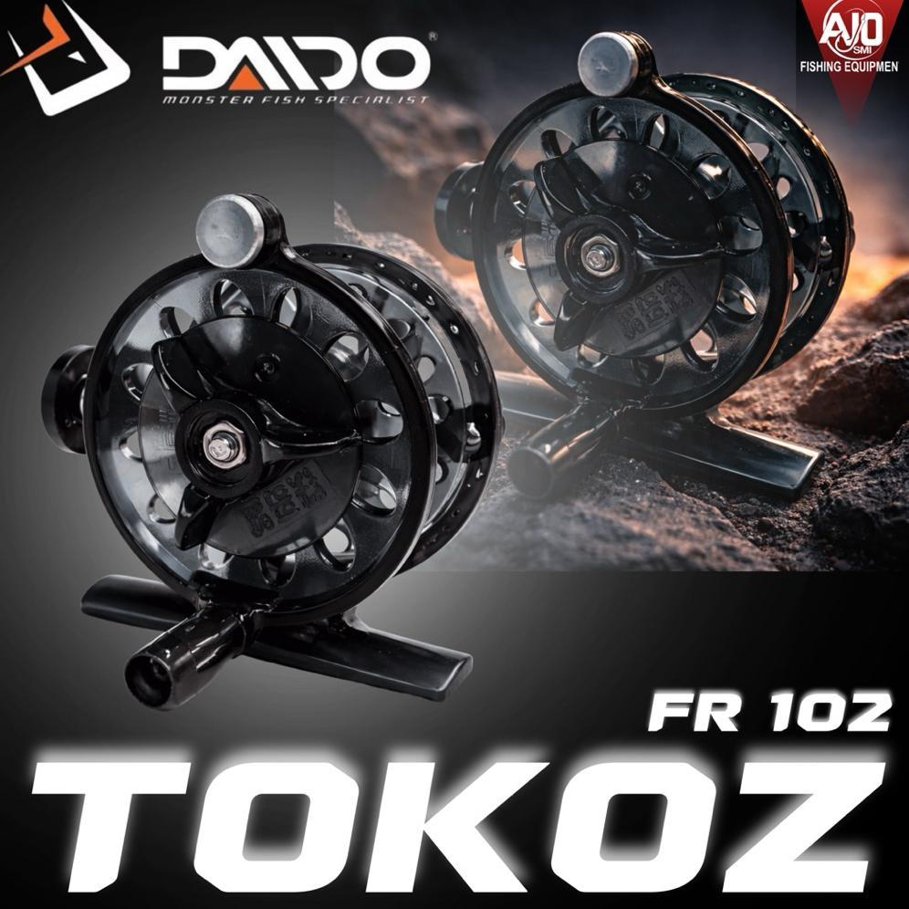 new reel pancing tokoz daido fr102 | mini reel pancing joran tegek