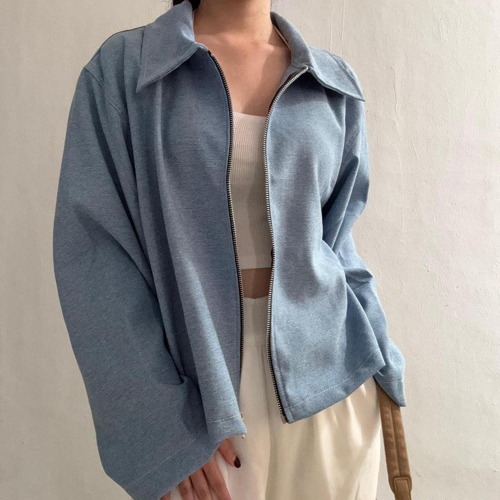 value pack satize | sarah denim jacket - jaket oversized denim - oversized outer - denim outer boxy 