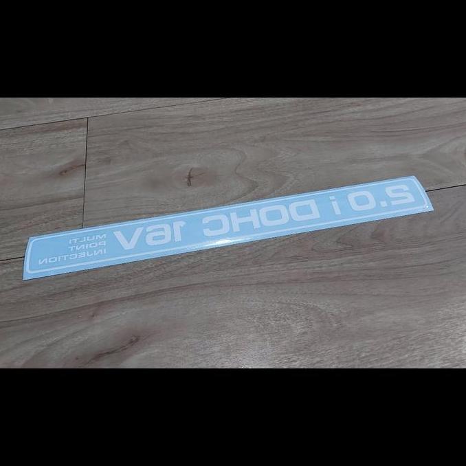 Stiker kaca belakang mobil Mitsubishi Eterna Galant Lancer