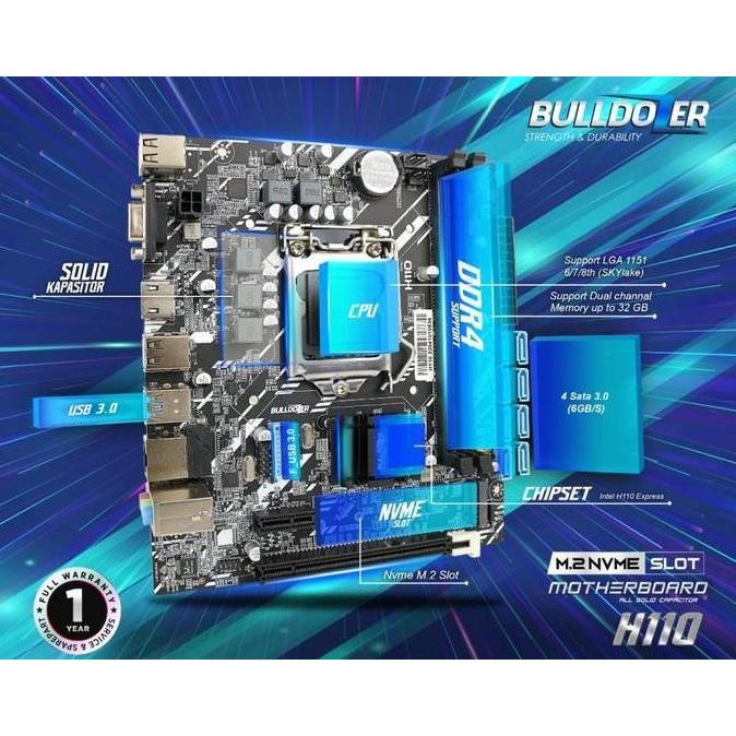 MOTHERBOARD BULLDOZER H110