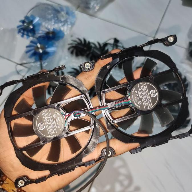 Fan vga inno3d 75mm 4pin GTX 650ti 660ti 670 GTX 750Ti 760