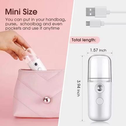Terbaru Mainan Anak Nano Spray Portable Mini Mist Usb Rechargeable