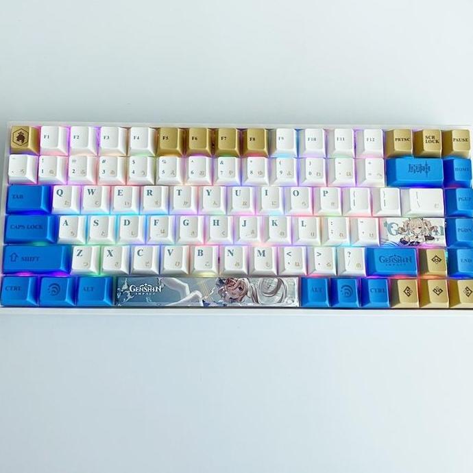 Keycap Keycaps Keyboard Genshin Impact Cherry profile PBT theme v3