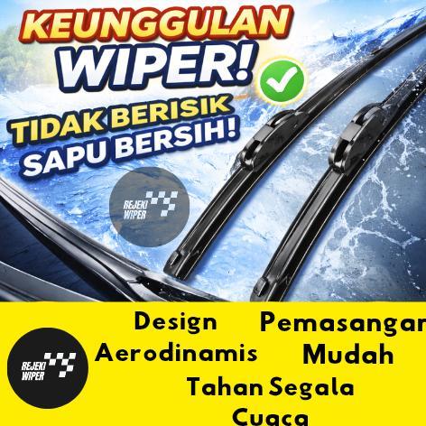 PROMO TERBARU WIPER ESPASS FRAMELESS WIPER ESPASS 1 SET SEPASANG AKSESORIS MOBIL