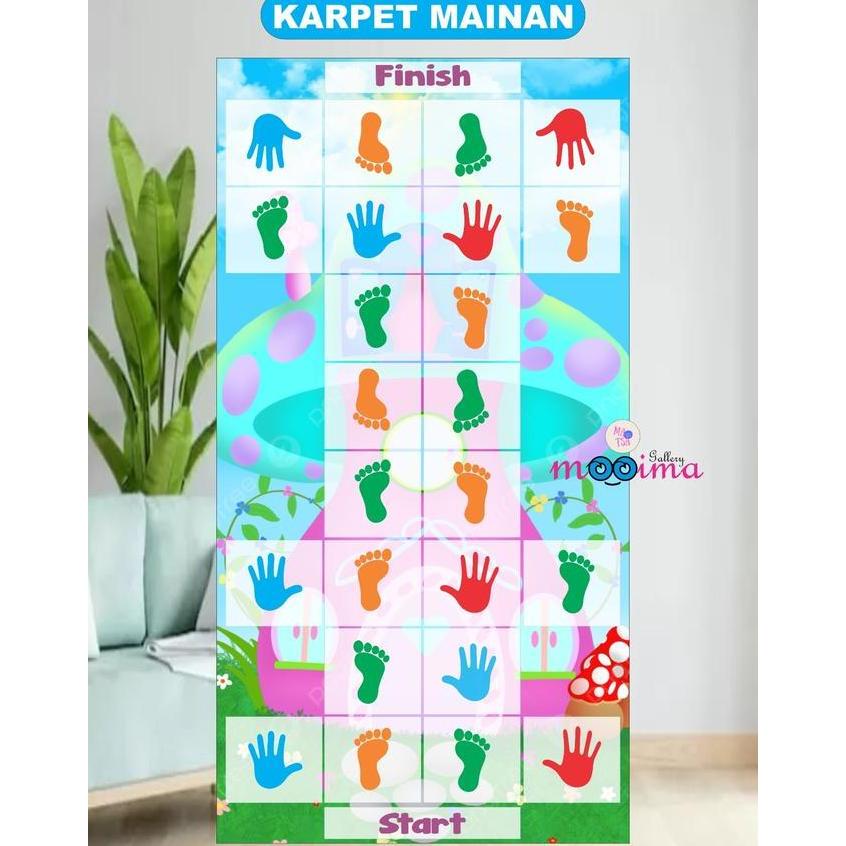 Hopschoot/gross motor skill/engklek modern mencocokan telapak tangan dan kaki