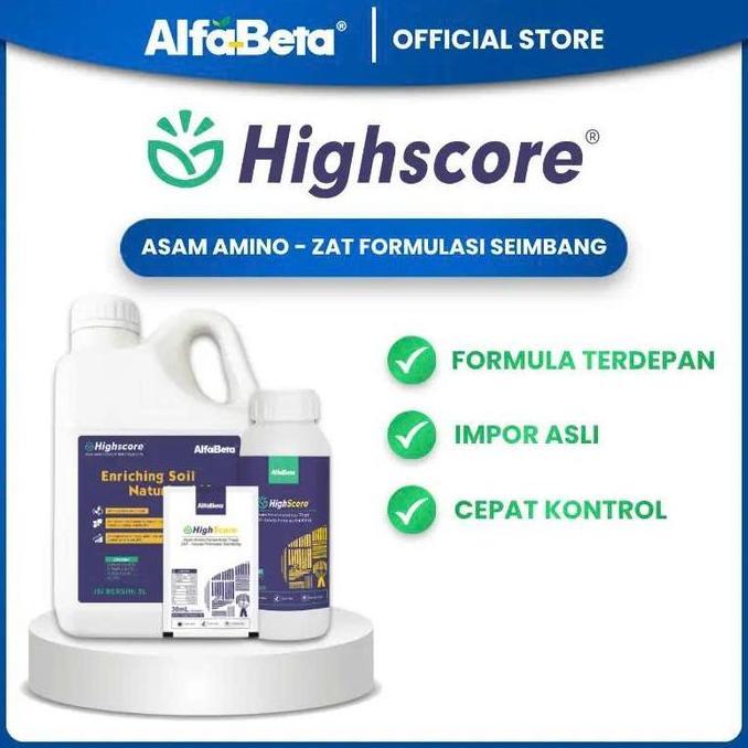 AlfaBeta Highscore Pupuk Asam Amino ( 1000ML)  Perangsang Akar Buah Lebat Daun Hijau Zat Formulasi S