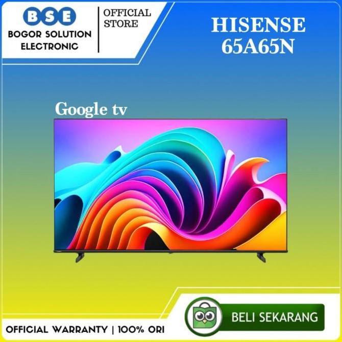 Hisense tv 50 Inch 50A65N Hisense Google tv 50A65 4K  [RESMI]