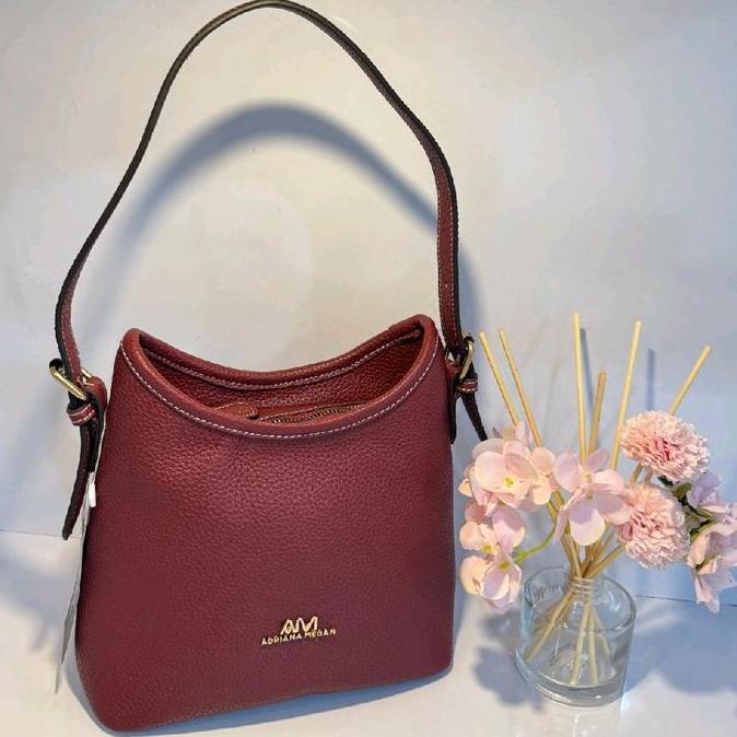 Grosir Tas Adriana Megan Shoulder Kulit Jeruk