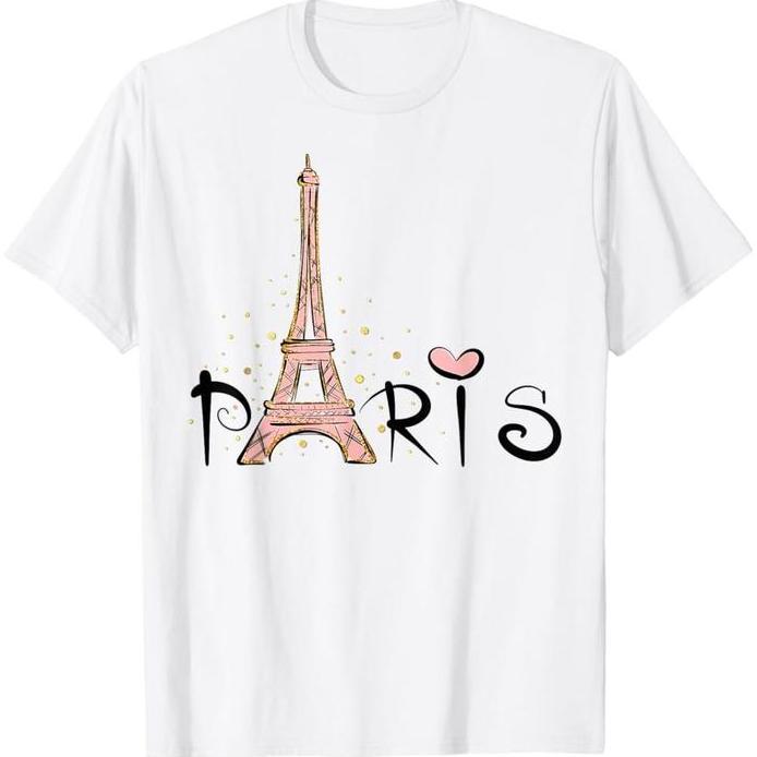 BAJU PARIS FRANCE PERANCIS -KAOS EIFFEL -  KAOS PRANCIS PARIS FRANCE PRANCIS - BAJU OLEH OLeH PARIS 