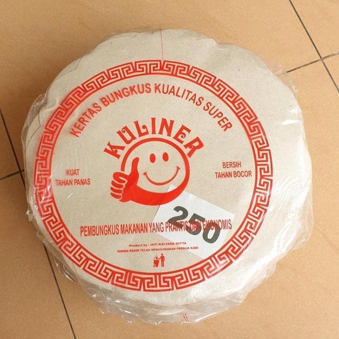 Kertas Nasi Bunga Bulat Kembang / Kertas Nasi Alas Piring Rotan