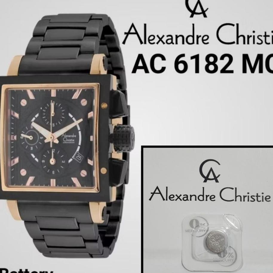 Baterai Jam Tangan Alexandre Christie Ac 6182 Mc /Ac6182