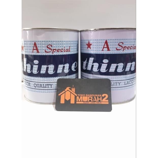 Thinner / Pengencer Cat A Biasa, A Special - Thinner Tunggal Jaya /  Thinner Bintang 1 Lt