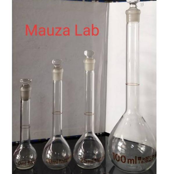 Labu Ukur  5Ml,10Ml,20Ml,25Ml,50Ml,100Ml,250Ml Dan 500Ml Pyrex