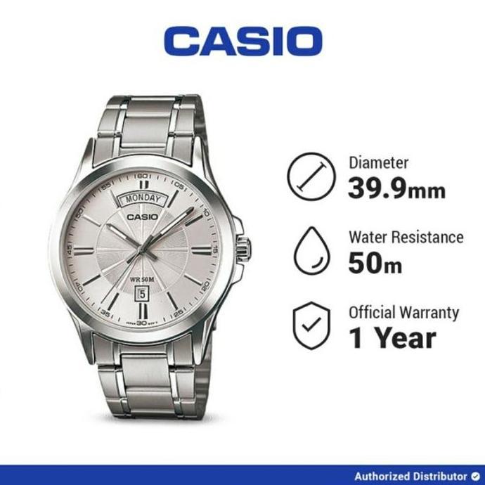 JAM CASIO PRIA MTP-1381D-7AVDF / MTP1381D ANALOG ORIGINAL BERGARANSI