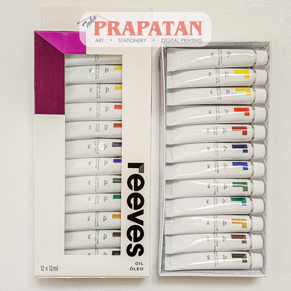Cat Minyak Set Reeves 12Ml | Reeves Oil Color Set