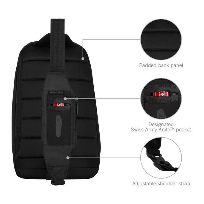 Promo Victorinox Altmont Professional, Tas Selempang, Hitam