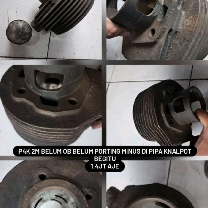 P4K 2M ORI COPOTAN MINUS PIPA KNALPOT VESPA EXCEL CAKRA