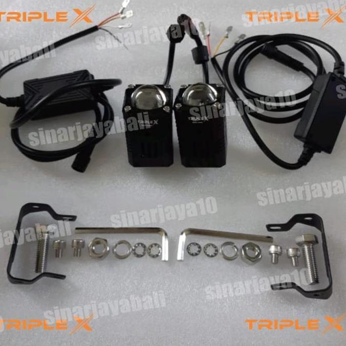lampu tembak sorot tambahan motor mobil x1 sorot kecil mini terang